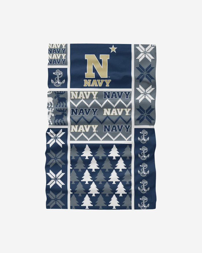 Navy Midshipmen Busy Block Gaiter Scarf FOCO - FOCO.com