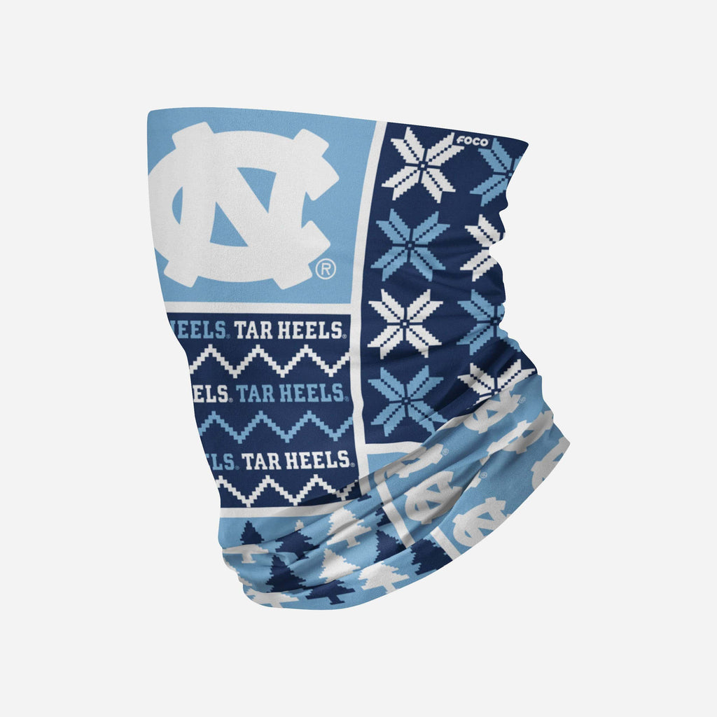 North Carolina Tar Heels Busy Block Gaiter Scarf FOCO - FOCO.com