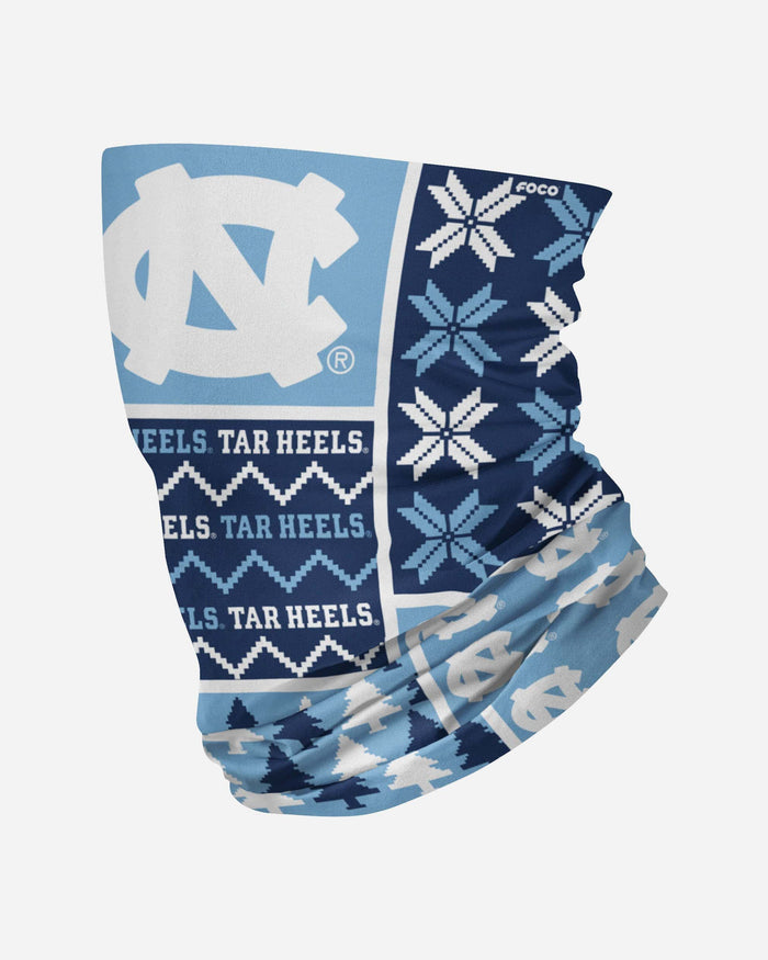 North Carolina Tar Heels Busy Block Gaiter Scarf FOCO - FOCO.com