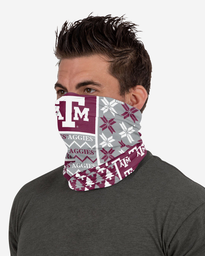 Texas A&M Aggies Busy Block Gaiter Scarf FOCO - FOCO.com