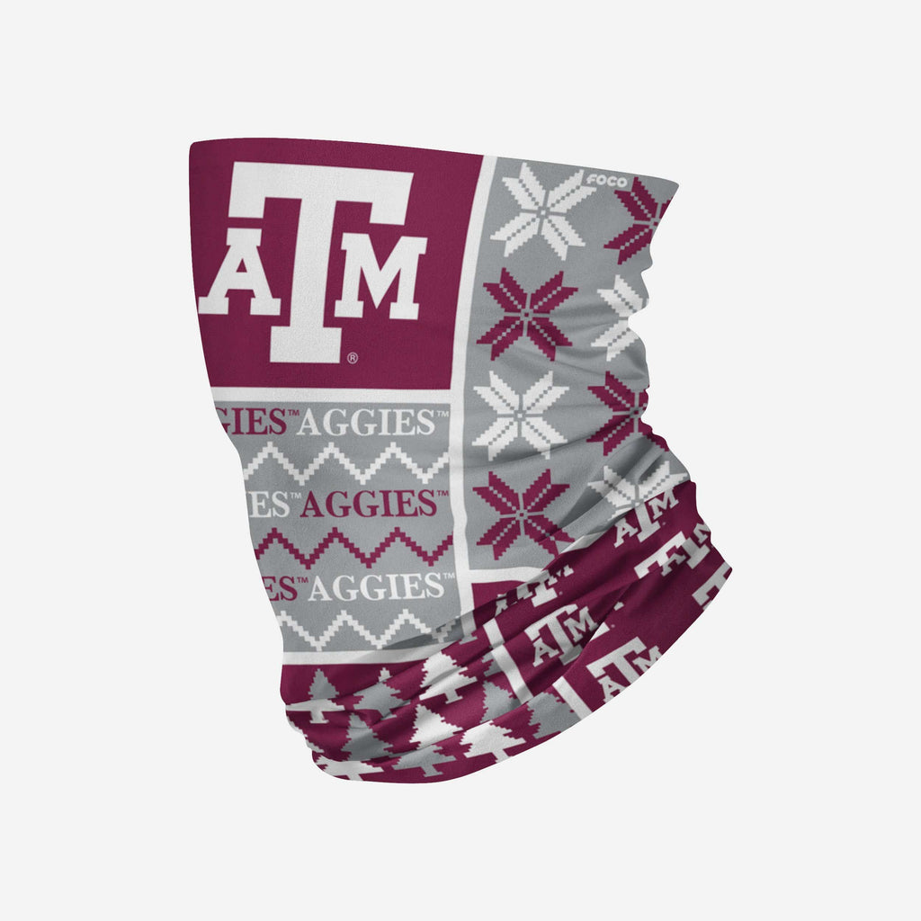 Texas A&M Aggies Busy Block Gaiter Scarf FOCO - FOCO.com