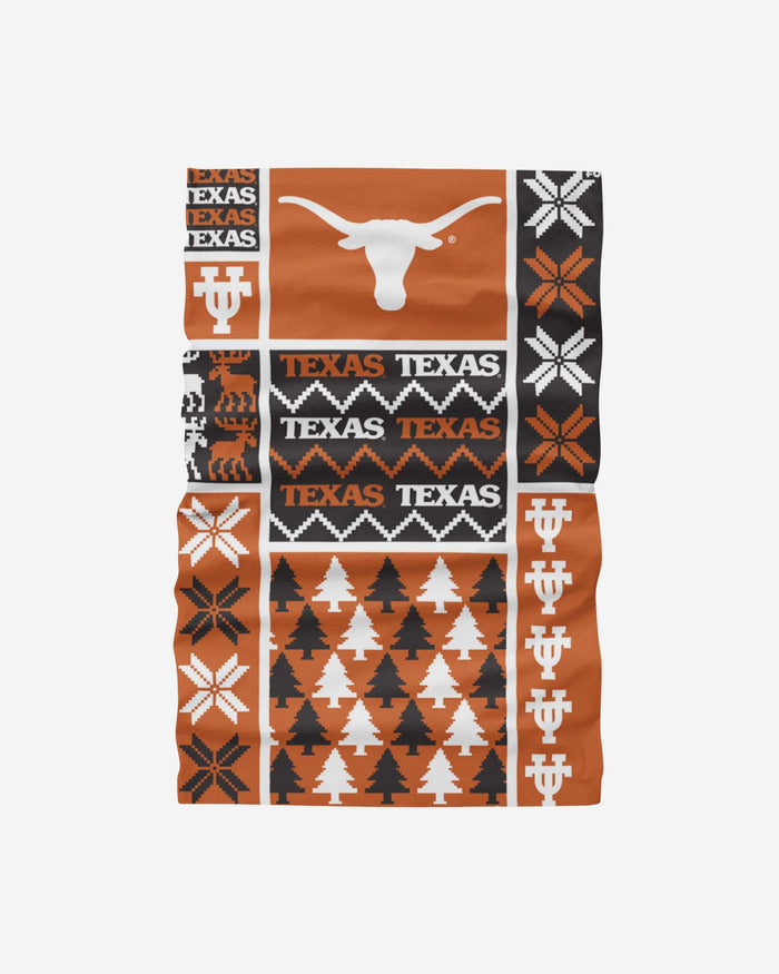 Texas Longhorns Busy Block Gaiter Scarf FOCO - FOCO.com