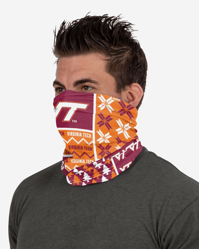 Virginia Tech Hokies Busy Block Gaiter Scarf FOCO - FOCO.com