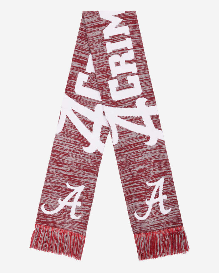 Alabama Crimson Tide Wordmark Big Logo Colorblend Scarf FOCO - FOCO.com