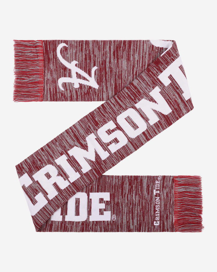 Alabama Crimson Tide Wordmark Big Logo Colorblend Scarf FOCO - FOCO.com