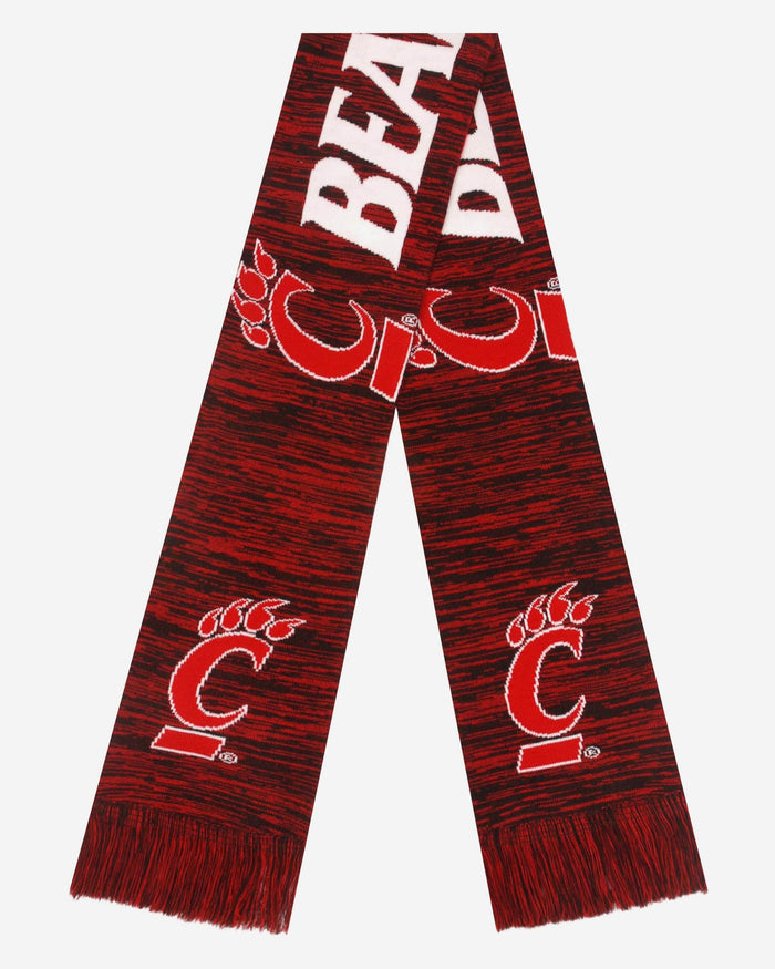 Cincinnati Bearcats Wordmark Big Logo Colorblend Scarf FOCO - FOCO.com