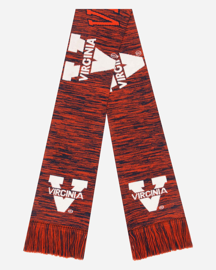 Virginia Cavaliers Wordmark Big Logo Colorblend Scarf FOCO - FOCO.com