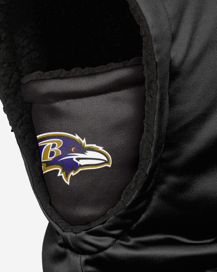 Baltimore Ravens Black Hooded Gaiter FOCO - FOCO.com