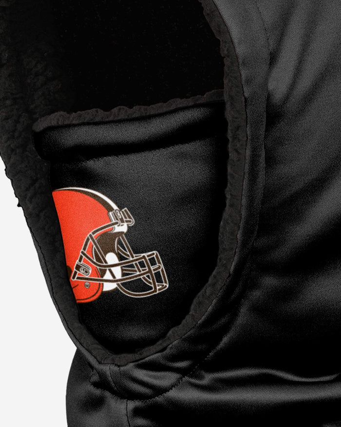 Cleveland Browns Black Hooded Gaiter FOCO - FOCO.com