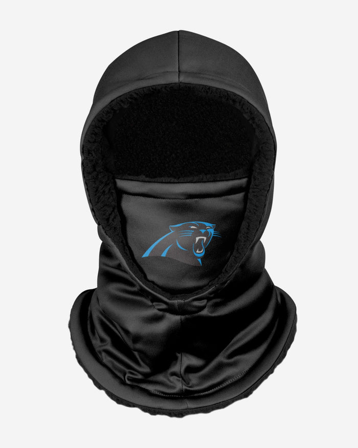 Carolina Panthers Black Hooded Gaiter FOCO - FOCO.com