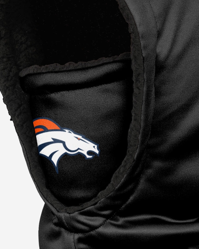 Denver Broncos Black Hooded Gaiter FOCO - FOCO.com