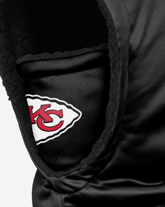 Kansas City Chiefs Black Hooded Gaiter FOCO - FOCO.com