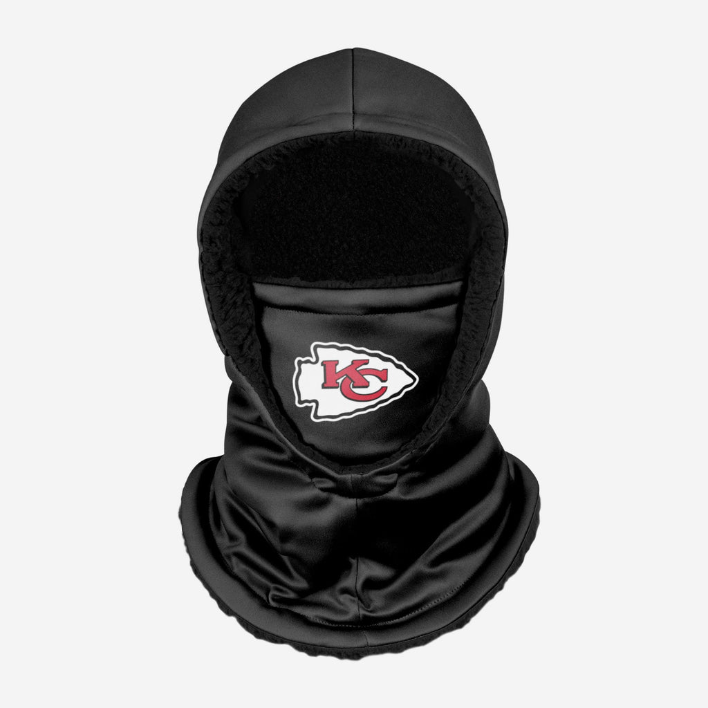 Kansas City Chiefs Black Hooded Gaiter FOCO - FOCO.com