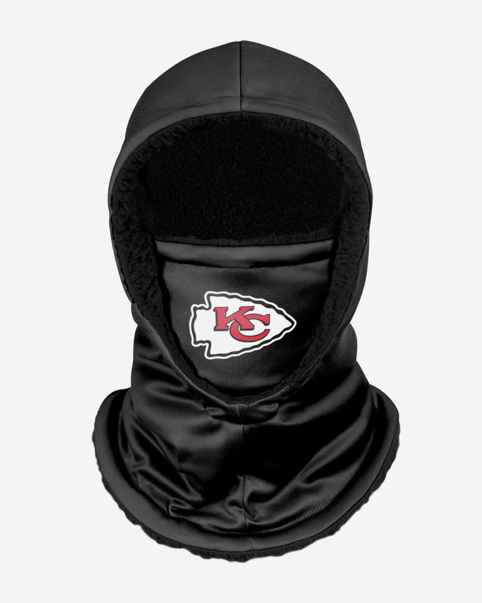 Kansas City Chiefs Black Hooded Gaiter FOCO - FOCO.com