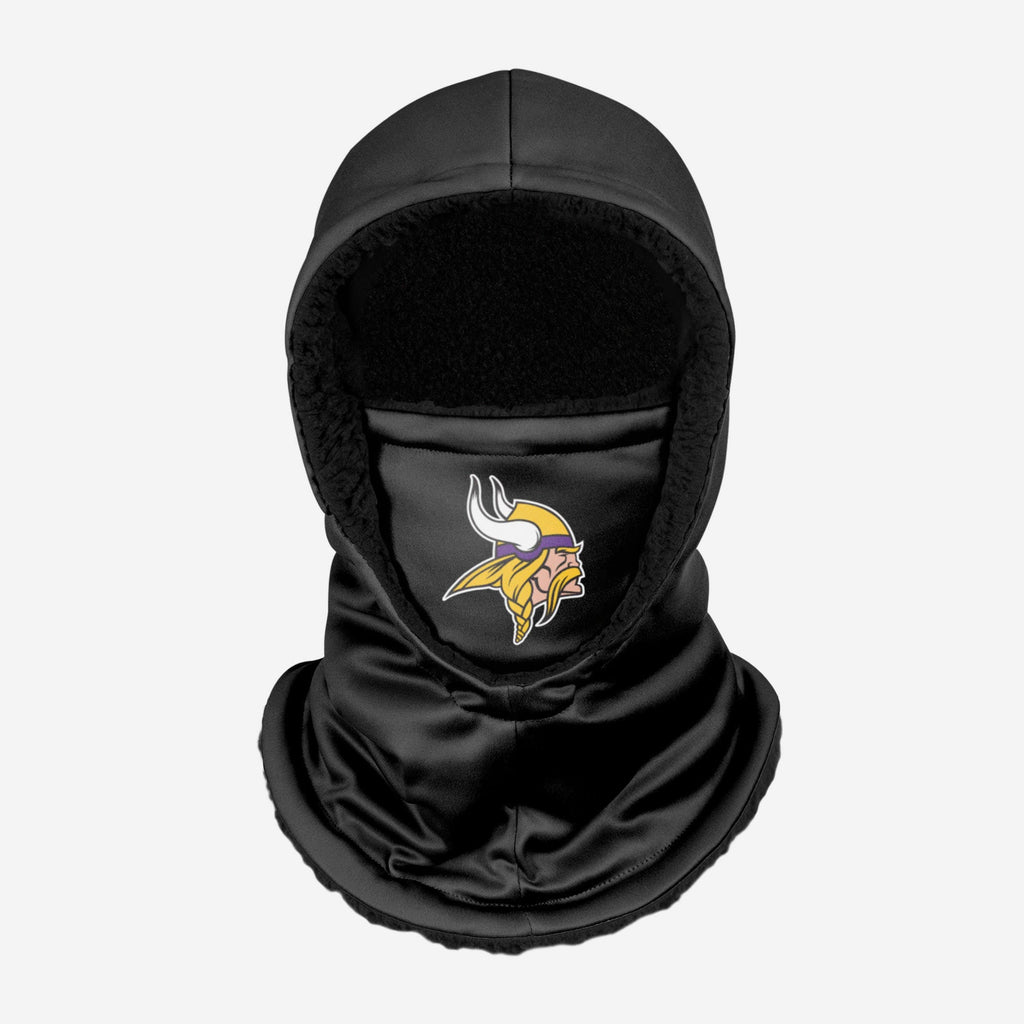 Minnesota Vikings Black Hooded Gaiter FOCO - FOCO.com