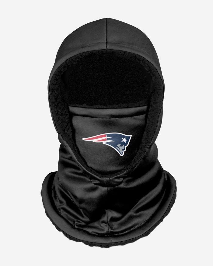 New England Patriots Black Hooded Gaiter FOCO - FOCO.com