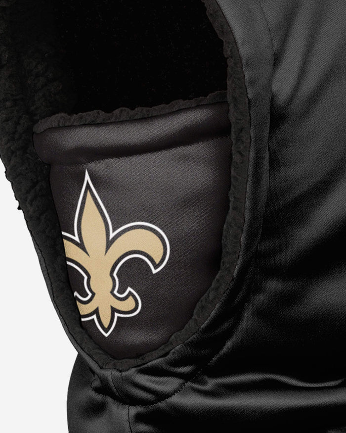 New Orleans Saints Black Hooded Gaiter FOCO - FOCO.com