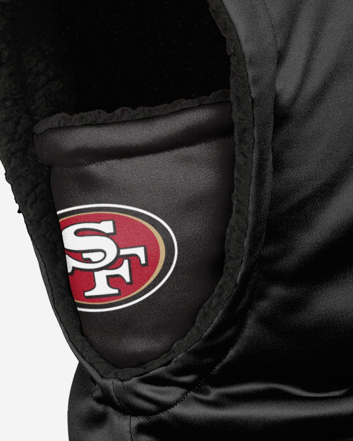 San Francisco 49ers Black Hooded Gaiter FOCO - FOCO.com