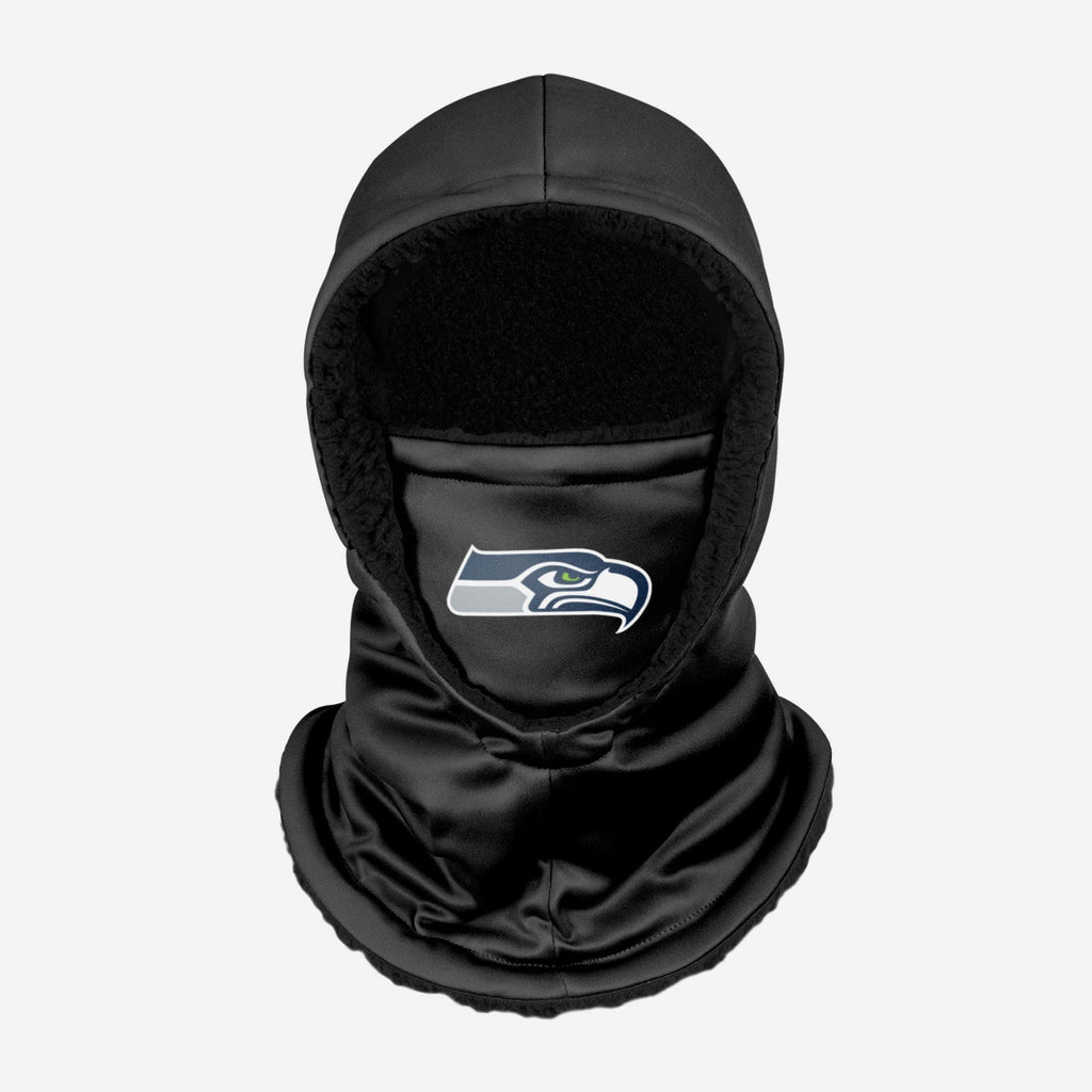 Seattle Seahawks Black Hooded Gaiter FOCO - FOCO.com