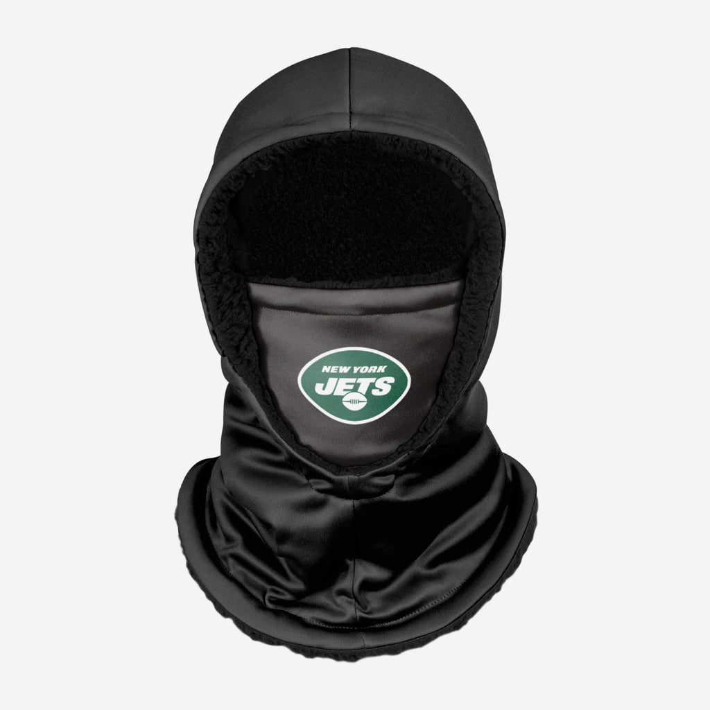 New York Jets Black Hooded Gaiter FOCO - FOCO.com