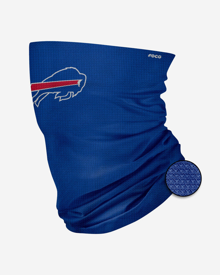 Buffalo Bills Big Logo Waffle Gaiter Scarf FOCO - FOCO.com