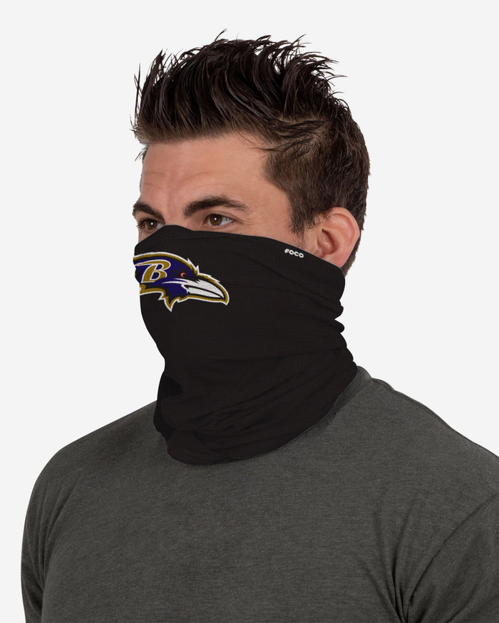 Baltimore Ravens Big Logo Waffle Gaiter Scarf FOCO - FOCO.com