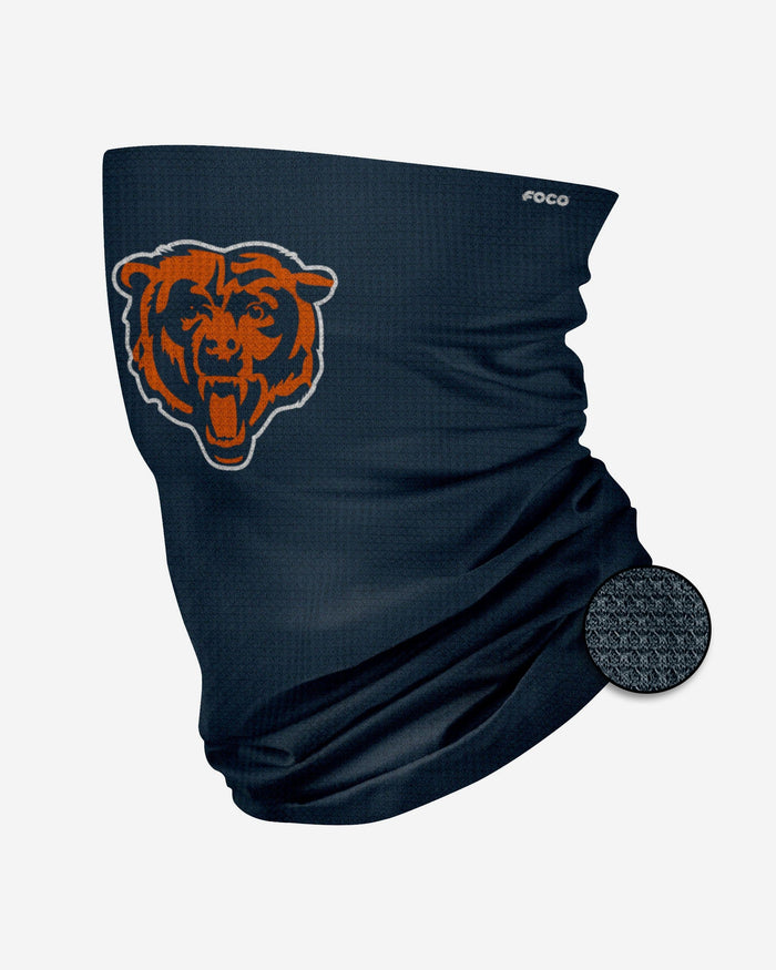 Chicago Bears Big Logo Waffle Gaiter Scarf FOCO - FOCO.com