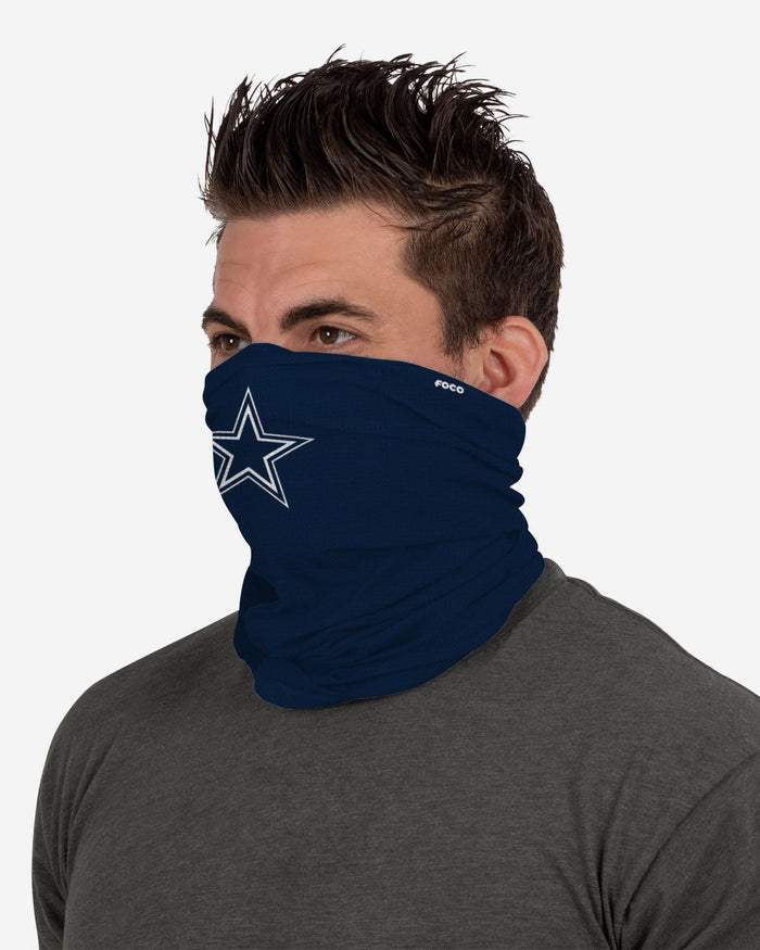 Dallas Cowboys Big Logo Waffle Gaiter Scarf FOCO - FOCO.com