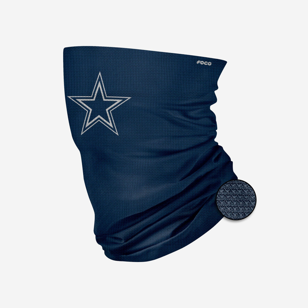 Dallas Cowboys Big Logo Waffle Gaiter Scarf FOCO - FOCO.com