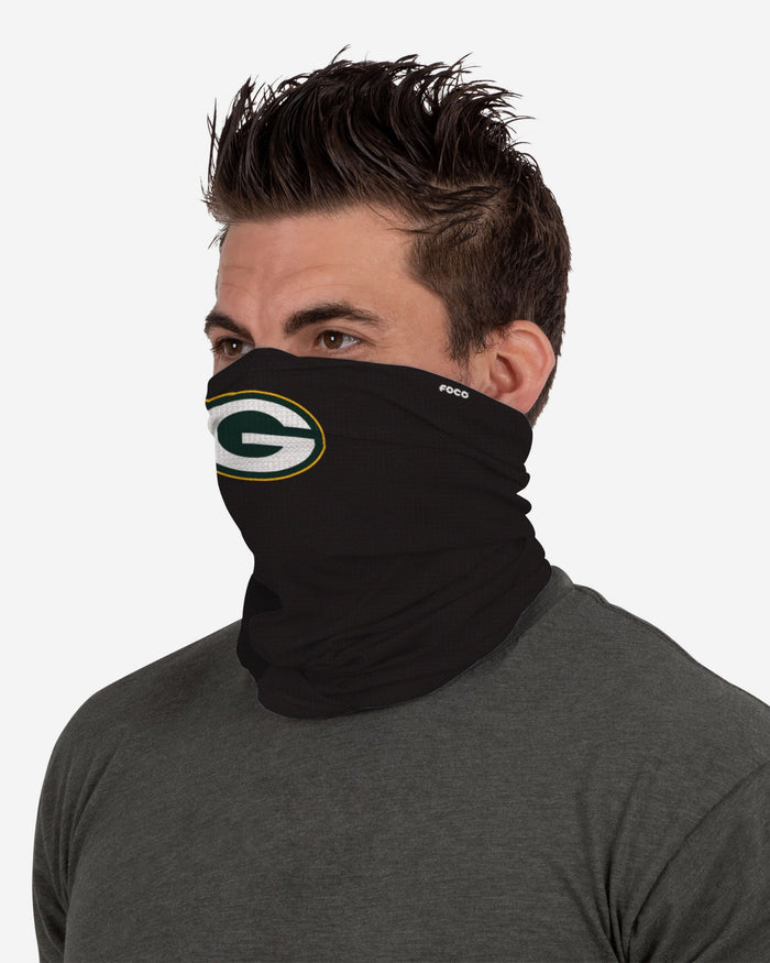 Green Bay Packers Big Logo Waffle Gaiter Scarf FOCO - FOCO.com