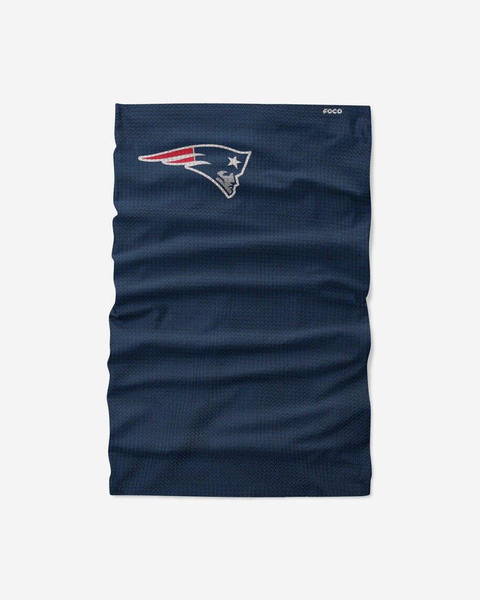 New England Patriots Big Logo Waffle Gaiter Scarf FOCO - FOCO.com