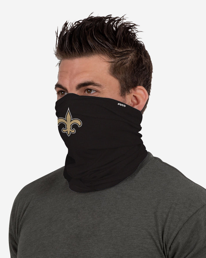 New Orleans Saints Big Logo Waffle Gaiter Scarf FOCO - FOCO.com