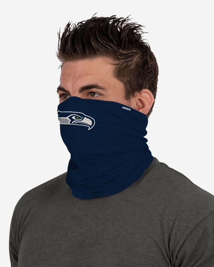 Seattle Seahawks Big Logo Waffle Gaiter Scarf FOCO - FOCO.com