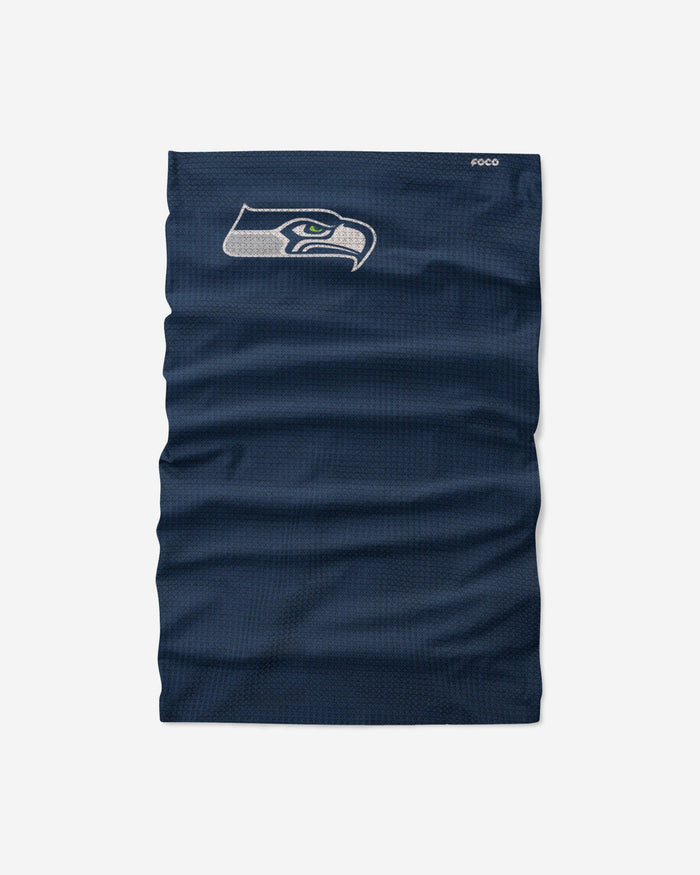 Seattle Seahawks Big Logo Waffle Gaiter Scarf FOCO - FOCO.com