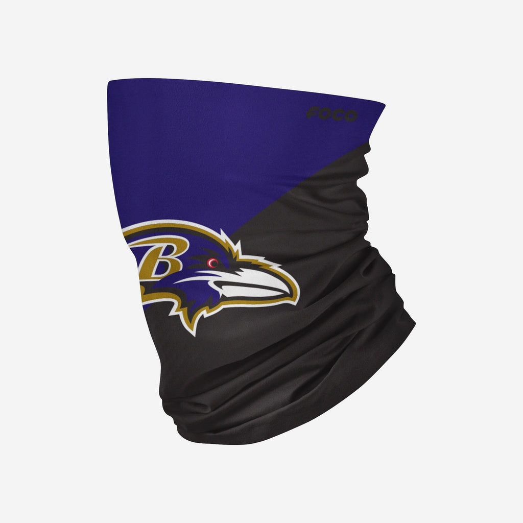 Baltimore Ravens Big Logo Gaiter Scarf FOCO Adult - FOCO.com