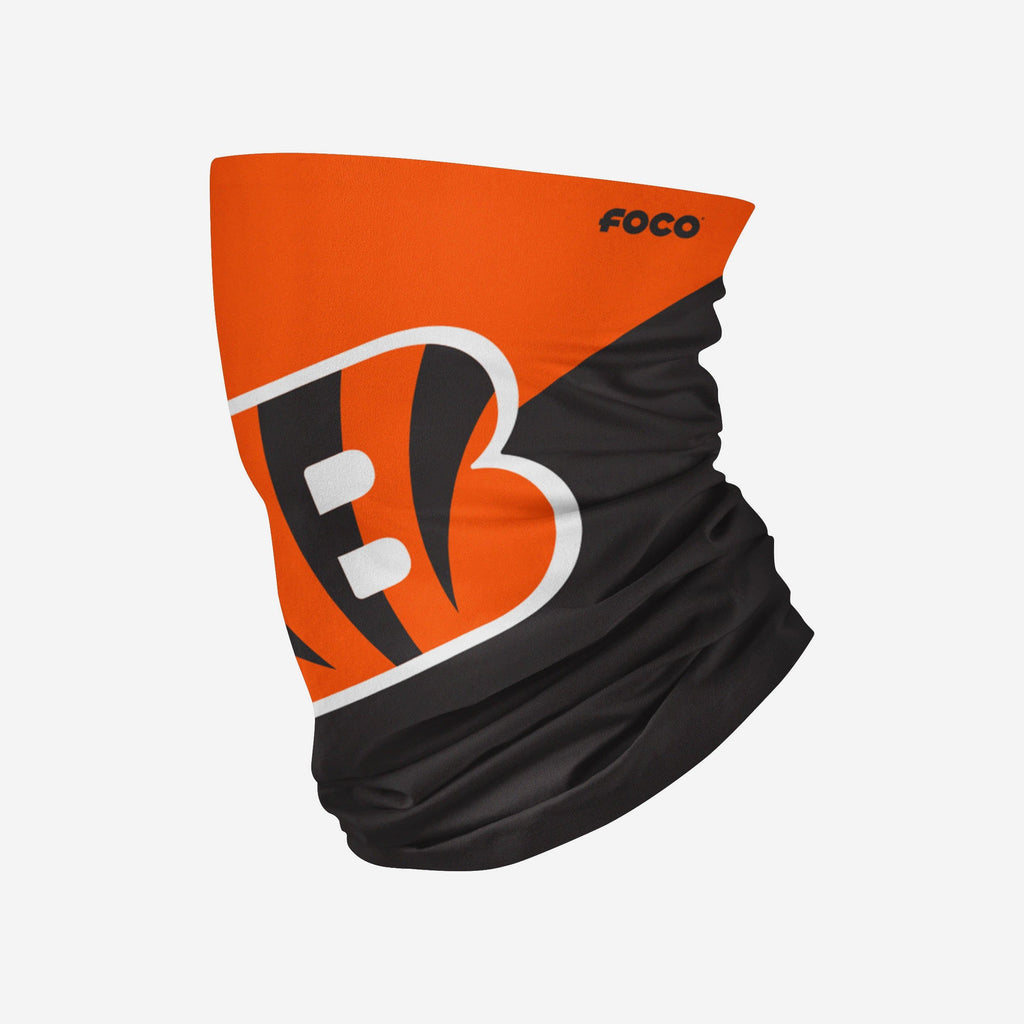 Cincinnati Bengals Big Logo Gaiter Scarf FOCO Adult - FOCO.com