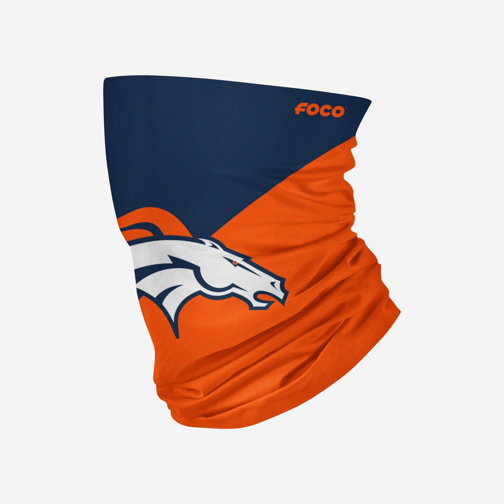 Denver Broncos Big Logo Gaiter Scarf FOCO Adult - FOCO.com