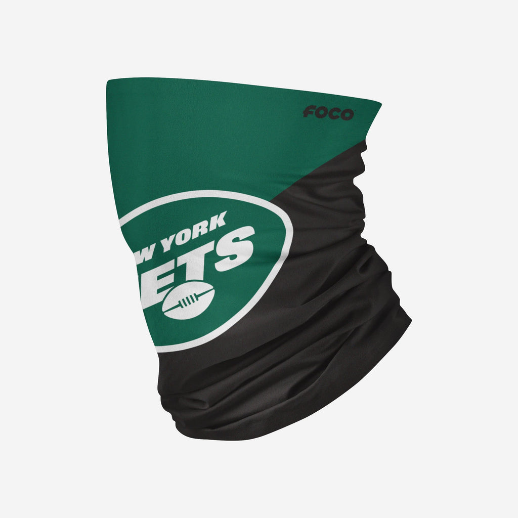 New York Jets Big Logo Gaiter Scarf FOCO Adult - FOCO.com