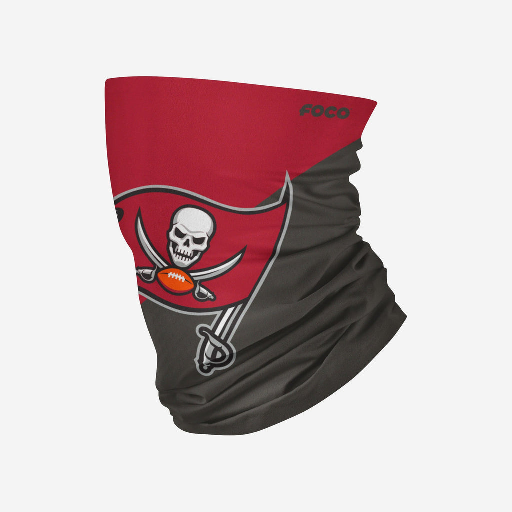 Tampa Bay Buccaneers Big Logo Gaiter Scarf FOCO Adult - FOCO.com