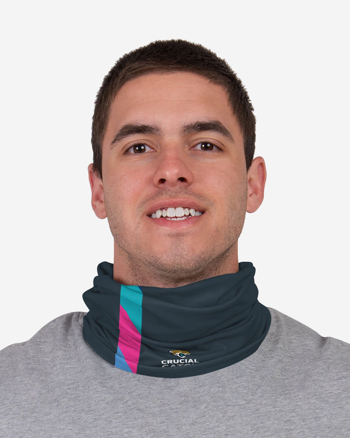 Jacksonville Jaguars Crucial Catch Gaiter Scarf FOCO - FOCO.com