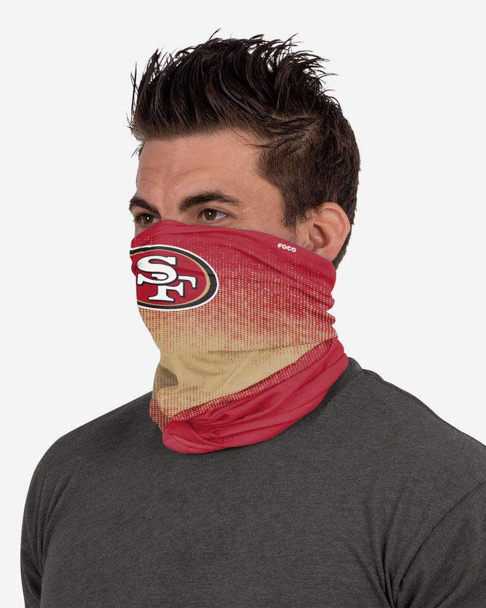 San Francisco 49ers Reversible Camo Gradient Gaiter Scarf FOCO - FOCO.com