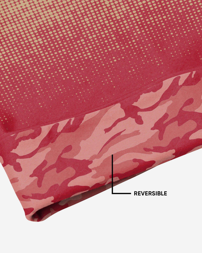 San Francisco 49ers Reversible Camo Gradient Gaiter Scarf FOCO - FOCO.com