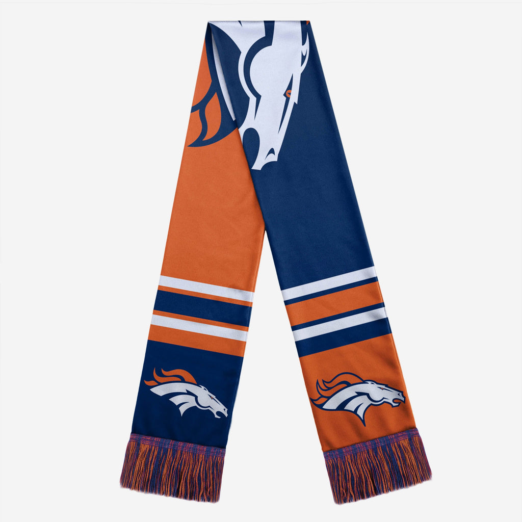Denver Broncos Colorblock Scarf FOCO - FOCO.com