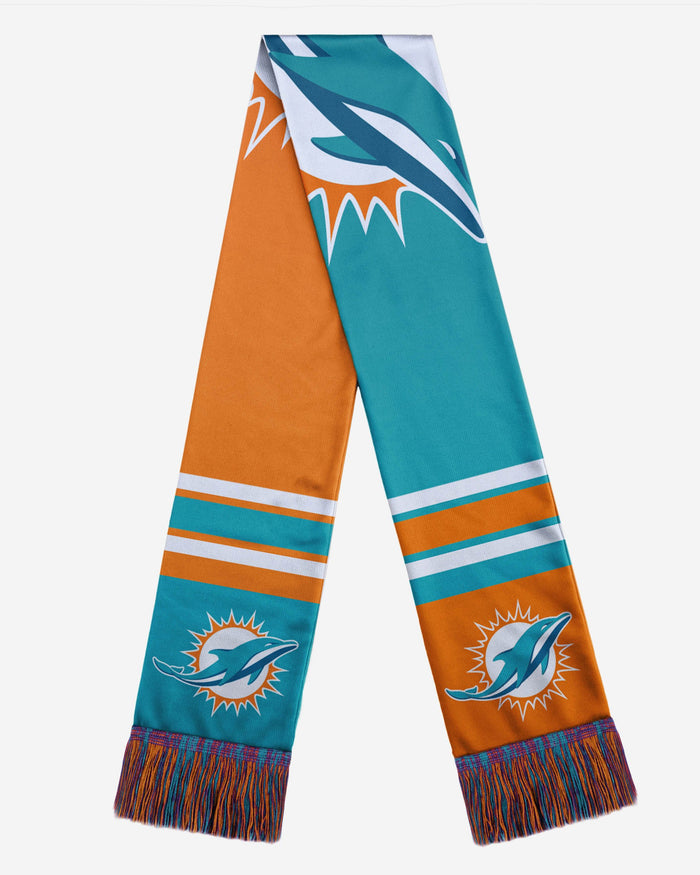 Miami Dolphins Colorblock Scarf FOCO - FOCO.com