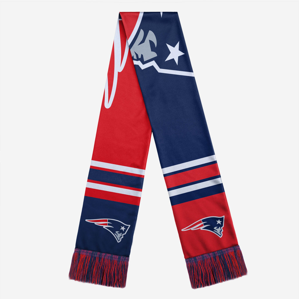 New England Patriots Colorblock Scarf FOCO - FOCO.com