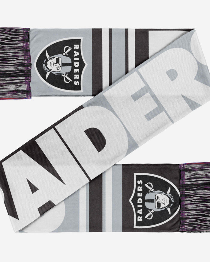 Las Vegas Raiders Colorblock Scarf FOCO - FOCO.com