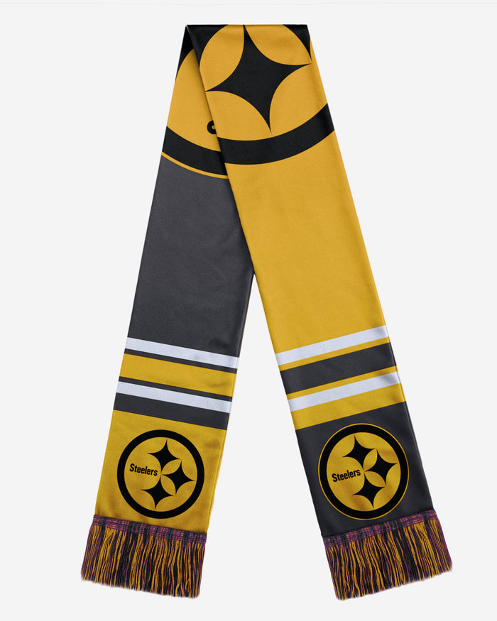 Pittsburgh Steelers Colorblock Scarf FOCO - FOCO.com