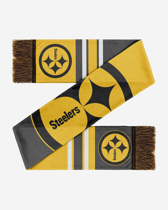 Pittsburgh Steelers Colorblock Scarf FOCO - FOCO.com