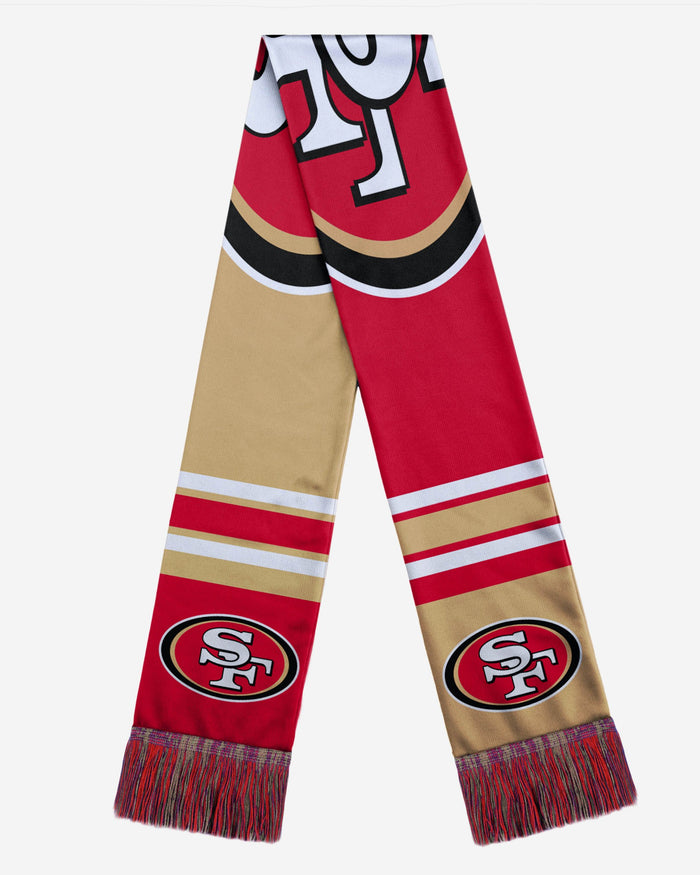 San Francisco 49ers Colorblock Scarf FOCO - FOCO.com