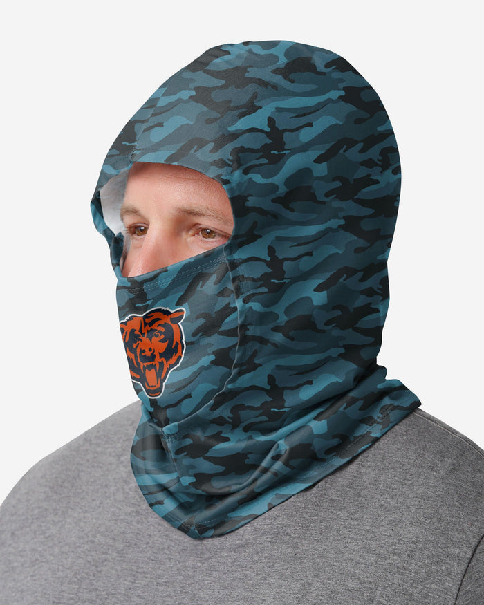 Chicago Bears Camo Lightweight Hooded Gaiter FOCO - FOCO.com